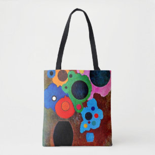 Tote Bag Kandinsky - Black Increasing, art abstrait,
