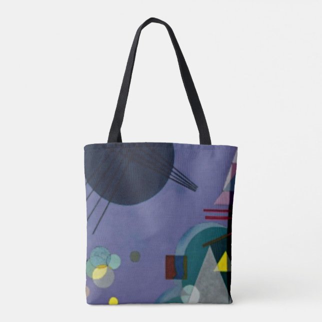 Tote Bag Kandinsky - Violet-Green (Dos)