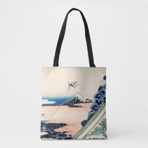 Tote Bag Katsushika Hokusai - Asakusa Honganji temple, Edo