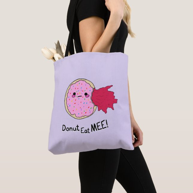 Tote Bag Kawaii Jam Donut Mange-Moi (De près)