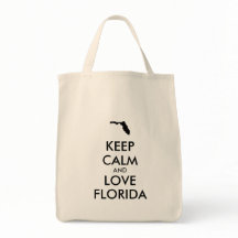 KEEP CALM et LOVE FLORIDA personnalisables