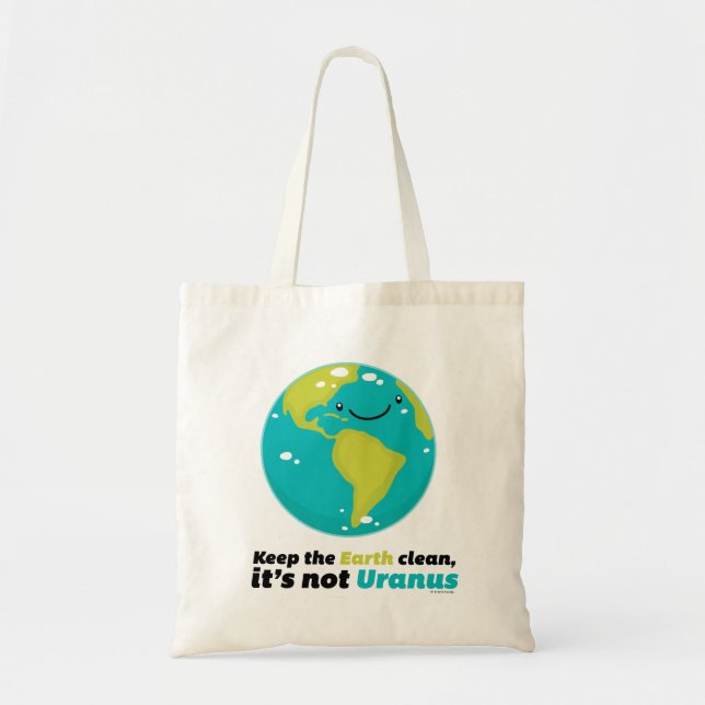 Tote Bag Keep The Earth Clean (Devant)