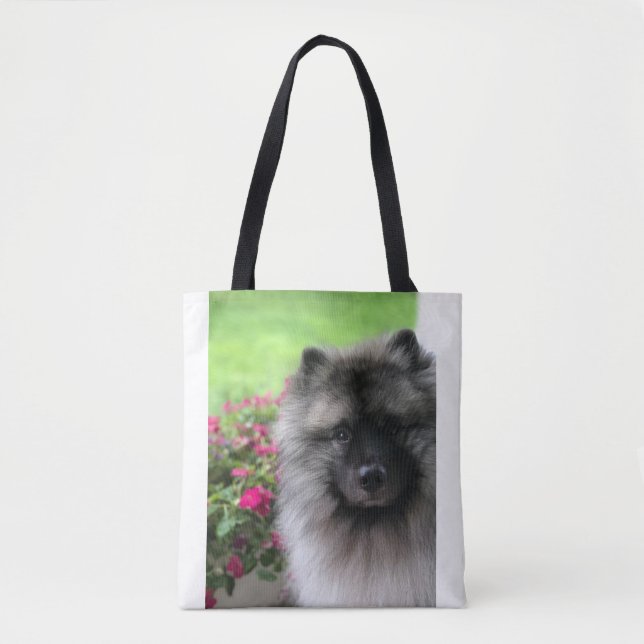 Tote Bag Keeshond--Amour ! (Devant)