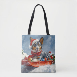 Tote Bag Kelpie australien en traîneau Laissez tomber la ne