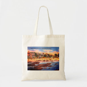 Tote Bag Kennebunk Beach, Maine Cottages Vintages Photo