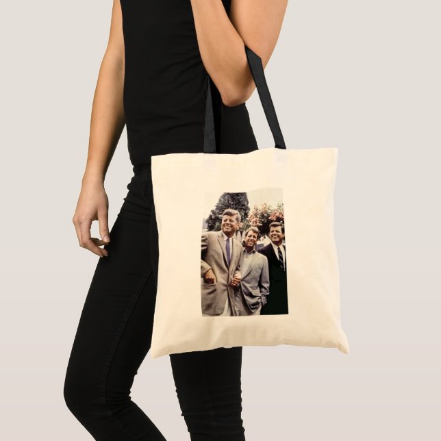 Tote Bag Kennedy Brothers, président John, Robert & Ted (Devant (produit))