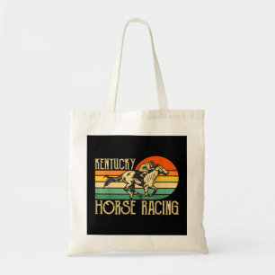 Tote Bag Kentucky Horse Racing Fan Retro Derby Racing Festi