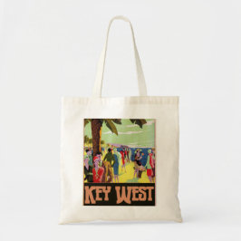 Tote Bag Key West Florida Travel Vintage