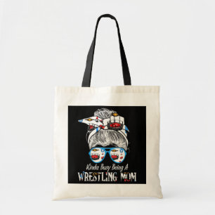 Tote Bag Kinda Occupé Être Une Maman Lutte Messy Hair Bun