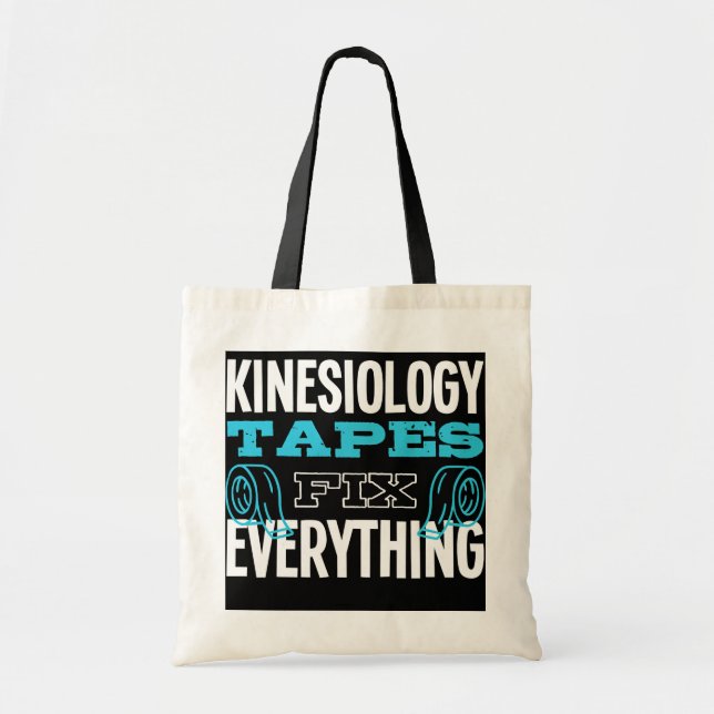 Tote Bag Kinesiology Tape Fix Tout Kinesiologiste (Devant)