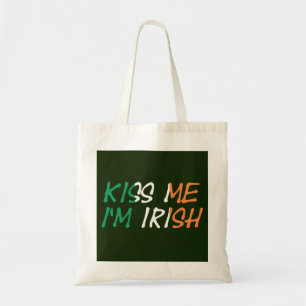 Tote Bag Kiss Me I m'm Irish overlay bagbtcn