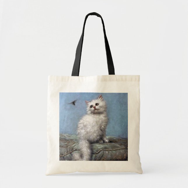 Tote Bag Kitten et Bee, Carl Kahler (Devant)