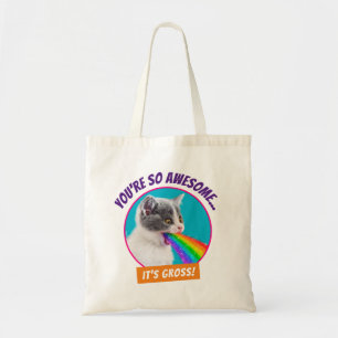 Tote Bag Kitten Spire vers le haut arc-en-ciel