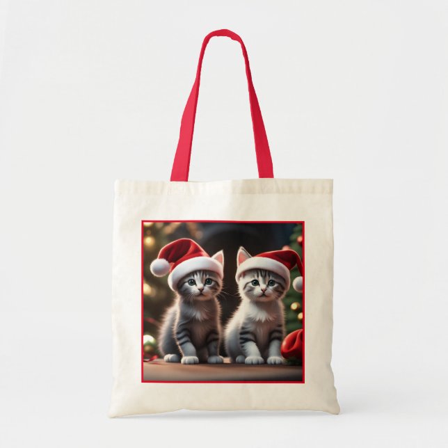 Tote Bag Kitty Christmas Fourre-tout (Devant)