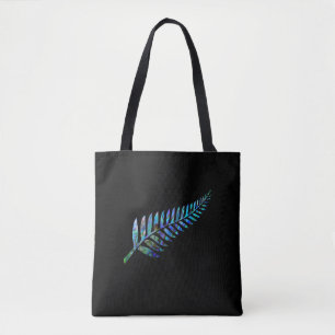 TOTE BAG KIWI NEW ZEALAND FERN PAUA