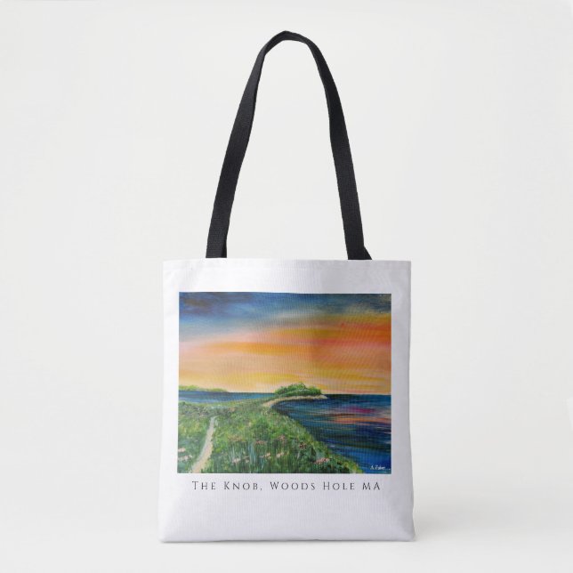 Tote Bag Knob, Woods Hole MA (Devant)