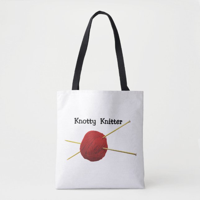 Tote Bag Knotty Knitter Fourre-tout (Devant)