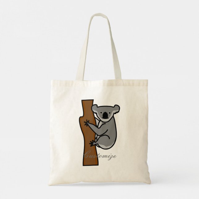 Tote Bag Koala Bear Escalade Tree Thunder_Cove (Dos)