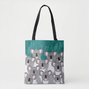 Tote Bag Koalas Allover Fourre-tout