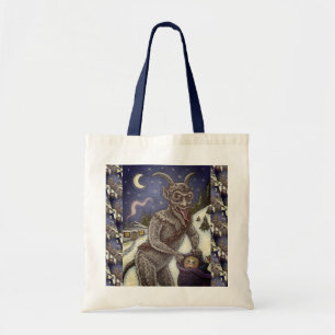 TOTE BAG KRAMPUS & ENFANTS NAUGHTY, HISTOIRE DE NOËL CRAYAN