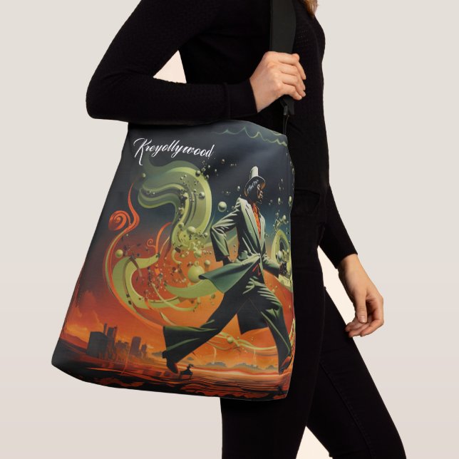 Tote Bag Kreyollywood fourre tout (De près)