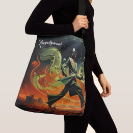 Tote Bag Kreyollywood verdreht alles Tragetaschen Mit Langen Trägern