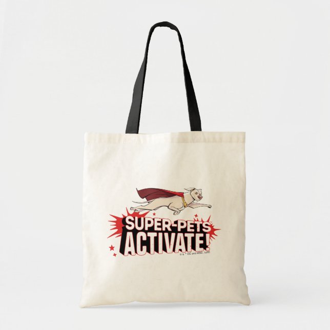 Tote Bag Krypto : Super-Animaux Activez ! (Devant)