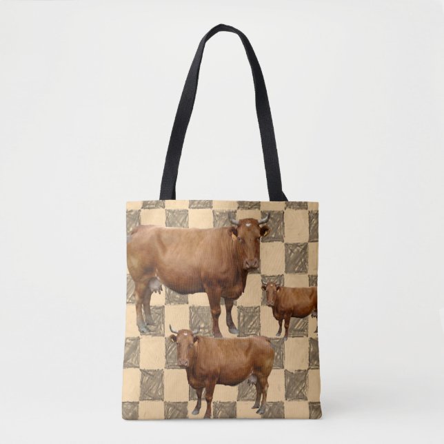 Tote-Bag-Kühe Tasche (Vorderseite)