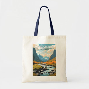 Tote Bag Kungsleden Suède Travel Art Vintage