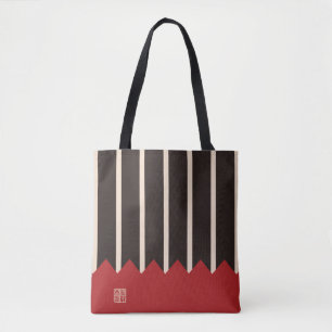 Tote Bag Kurosyaji-Susohirasya-Yamagatamonyou-Jinbaori