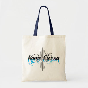 Tote Bag Kyrie Eleison Expression religieuse Texte stylisé