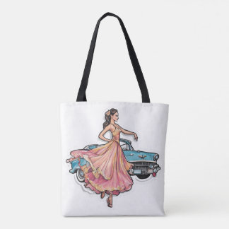 Tote Bag la bailarina y su coche