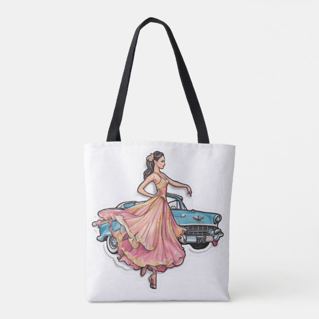 Tote Bag la bailarina y su coche (Dos)