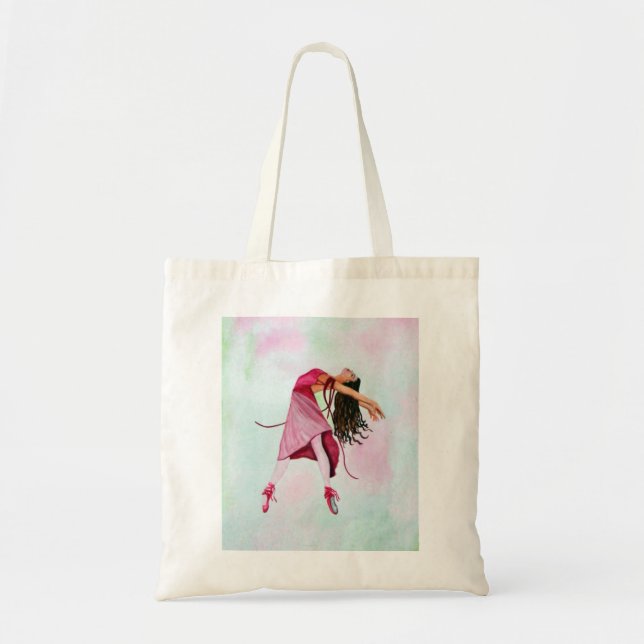 Tote Bag La Ballerina rose (Devant)