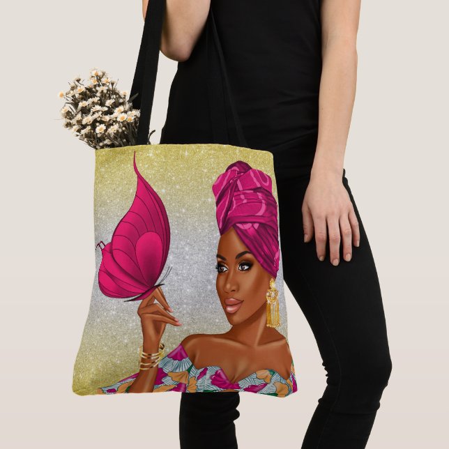 Tote Bag La beauté spirituelle africaine-américaine - Voir  (De près)