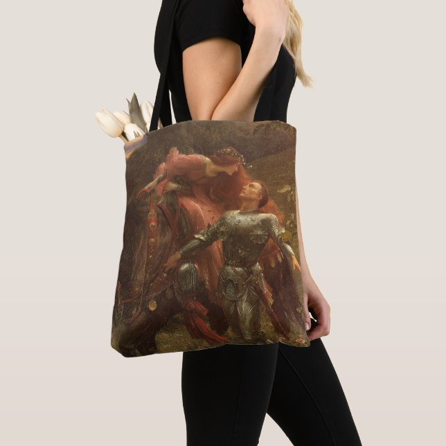 Tote Bag La Belle Dame sans Merci par Sir Frank Dicksee (De près)