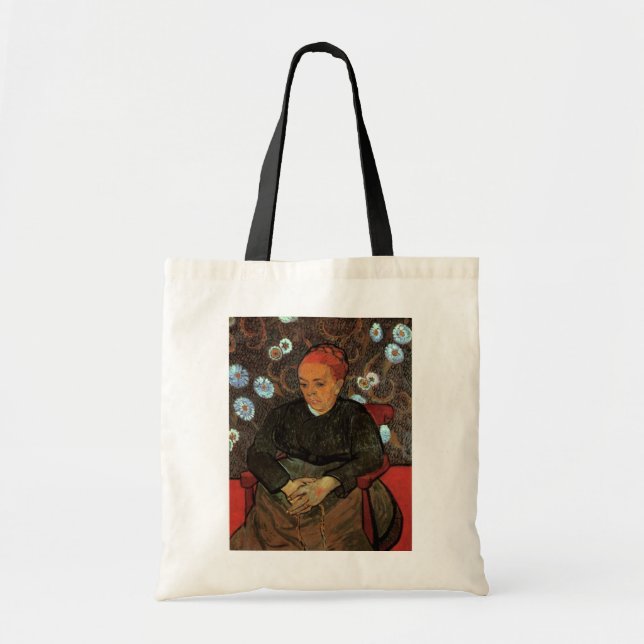Tote Bag La Berceuse (Augustine Roulin) par Vincent van Gog (Devant)