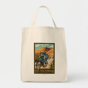 Tote Bag La bicyclette de Mt. Haleakala monte Hawaï