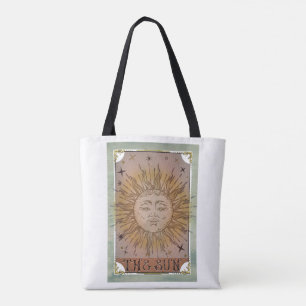 Tote Bag La carte de tarot vintage The Sun Celestial Art