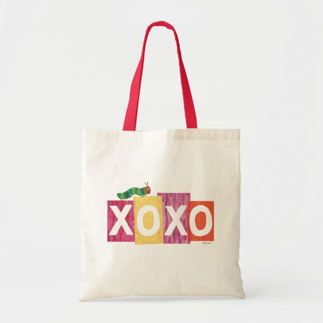 Tote Bag La Caterpillar Très Affamée | XOXO (Devant)