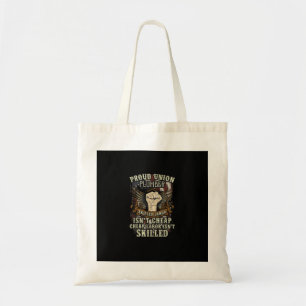 Tote Bag La chemise à plombier Union Fière main-d’oeuvre qu