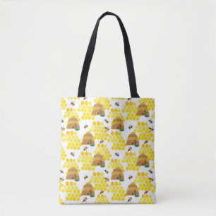 Tote Bag La chenille affamée   Sauvez le Motif des abeilles