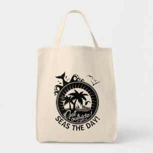 Tote Bag La citation de plage saisissent le calembour de