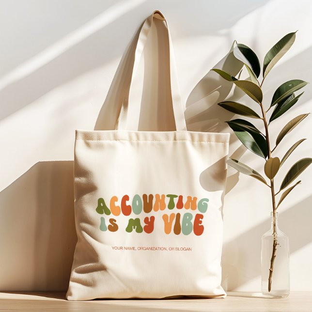 Tote Bag La comptabilité des années 1970 super est My Vibe, (Créateur téléchargé)
