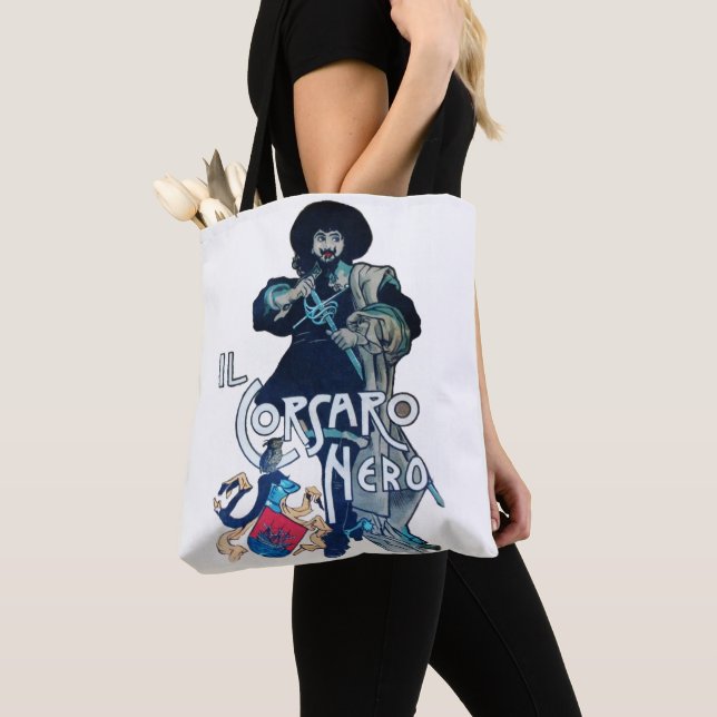 TOTE BAG LA CORSAIRE NOIRE (De près)