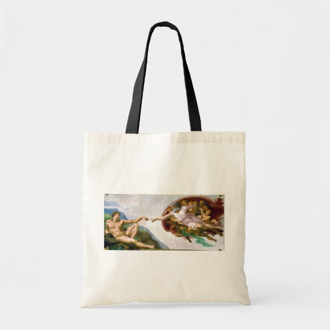 Tote Bag La création d'Adam, Michel-Ange, 1508-1512 (Devant)