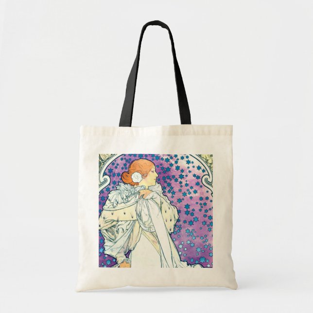 Tote Bag La Dame des Camelias, Alphonse Mucha (Devant)
