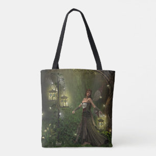Tote Bag La Dame des Lanternes Imprimez Fourre-tout
