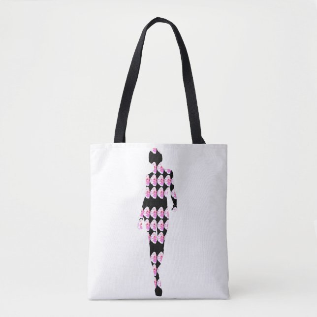 Tote Bag La Dame Rose (Devant)