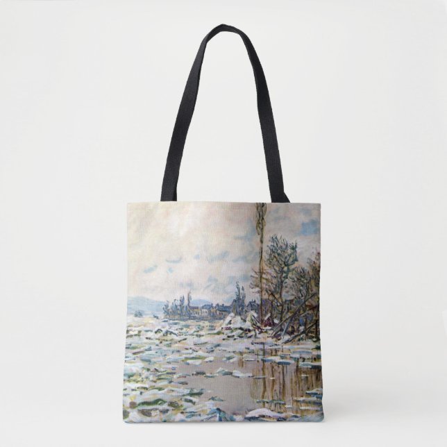 Tote Bag La débâcle sur la Seine de Claude Monet (Devant)